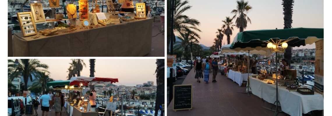 marché de créateurs à Banyuls