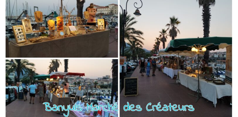 marché de créateurs à Banyuls