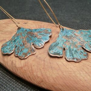 Boucles gingko oxydée