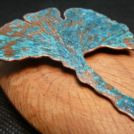 3.300.3 – broche gingko oxydée