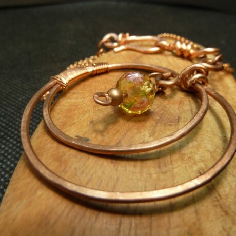 5.601.2 – pendentif cuivre nu perle
