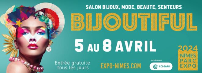 Bijoutiful affiche du salon du bijou