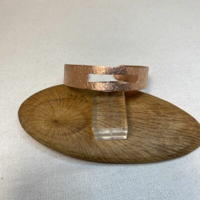 Bracelet cuivre martelé
